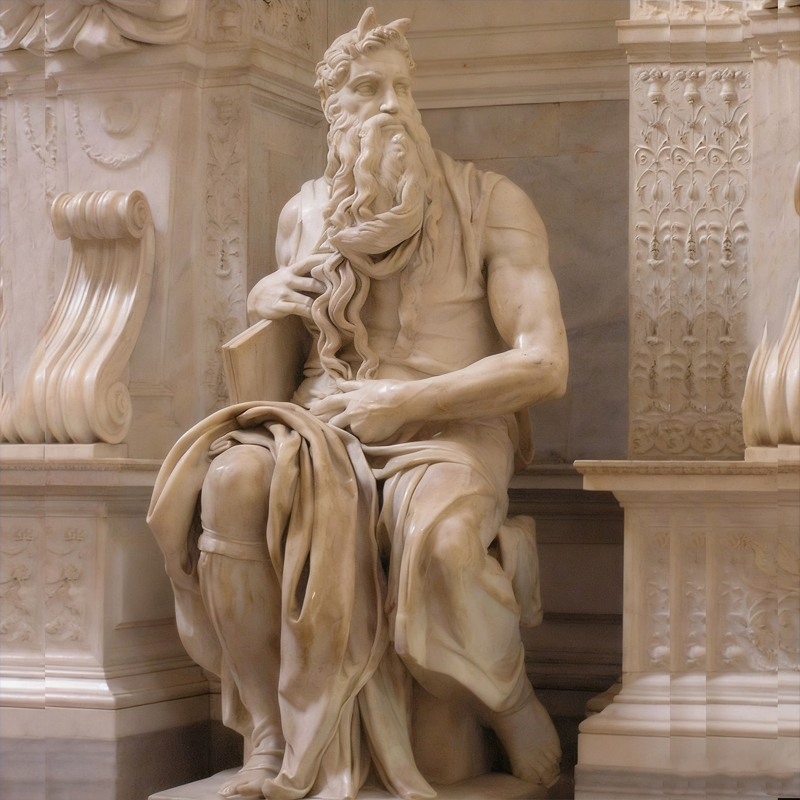 Patung Duduk Patung Manusia Marmer Klasik