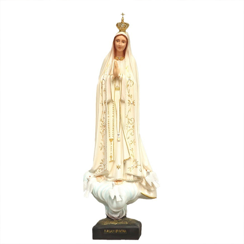 Patung Manusia Fiberglass dalam Gaya Our Lady of Fatima